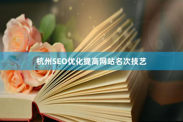 杭州SEO优化提高网站名次技艺